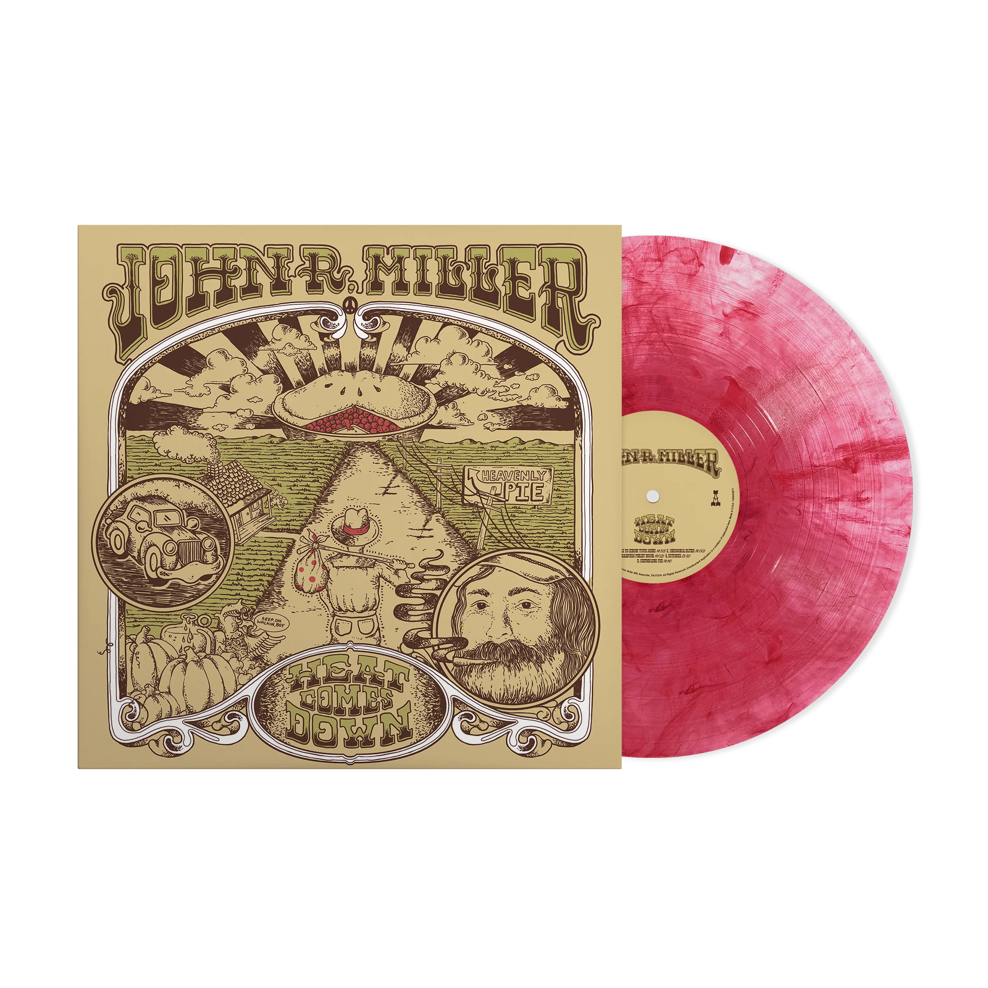 Heat Comes Down - Cherry Cheesecake Vinyl