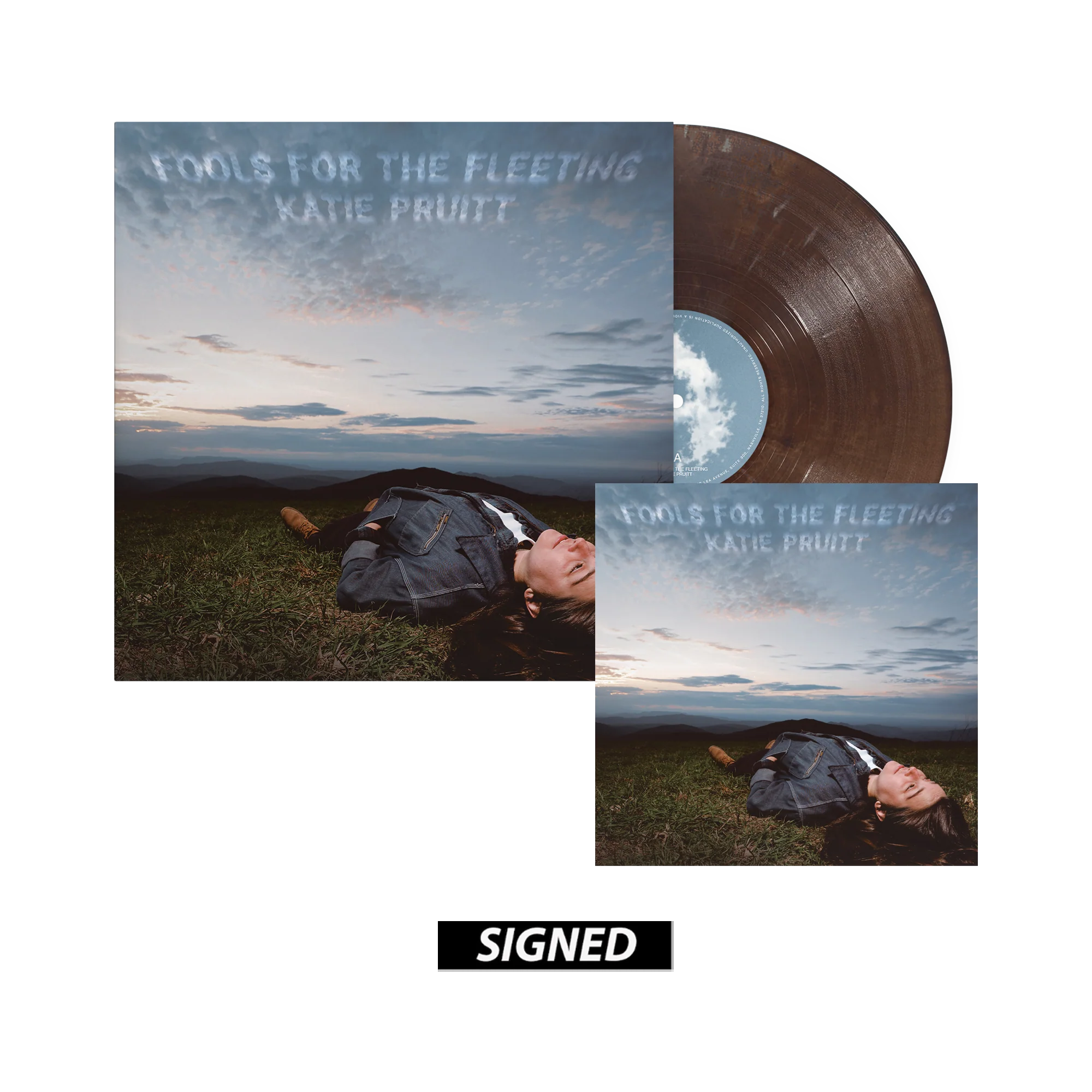 Fools For The Fleeting - Gray Eco-Mix Vinyl + Signed 12x12 Print