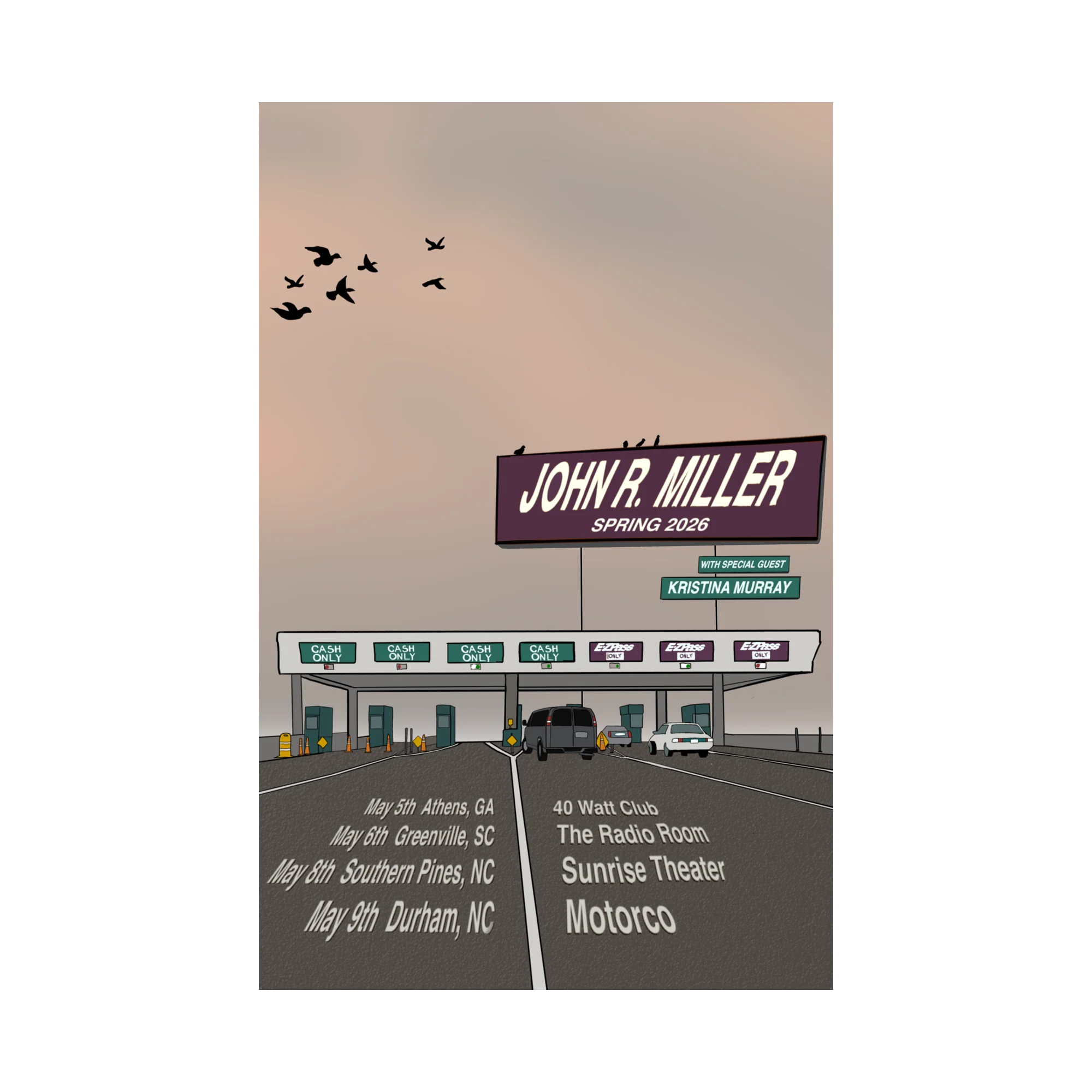 May 2026 Tollbooth - Signed Poster